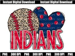 Indians PNG, Peace Love Indians, Indians Baseball, PNG, Baseball Fan, Shirt Design, Cricut, Sihouette, Sublimation, Spor