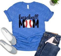 Baseball Mom svg, Sports Mom, Softball, Baseball, Shirts, Cricut, Sillouhette, Solo Cutter, Sublimation, DTF