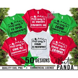 Most Likely To SVG PNG, Ugly Sweater Svg, Rude, Family Christmas Svg, Cousin Crew Svg, Jolliest Bunch Svg, Funny Christm