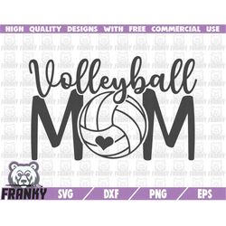 Volleyball mom SVG  DXF file  Cut file  Volleyball mama svg  Volleyball mom shirt svg  Volleyball fan svg  Volleyball ga