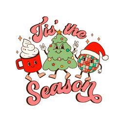 Tis The Season Christmas Tree SVG