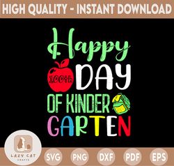 Happy 100 Days Of Kindergarten Svg, Kindergarten PNG, Happy 100 Days Of School SVG,