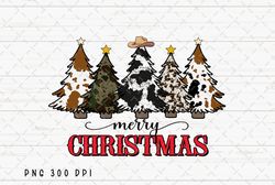 Cow Hide Png, Cowhide Christmas, Christmas Tree Cheetah, Merry Christmas Png, Country Western Christmas Png, Holiday Chr