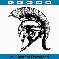 Spartan Helmet Svg Png , Helmet Svg , Helmet Clipart , Gladiator Helmet , Digital Download , Instant Download