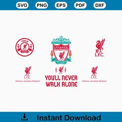 Liverpool Football Logo SvgPngPdf \ Tshirt \ Shirt \ Hoodie \ Cupa \ Stickers \ Digital Prints \ Cricut \