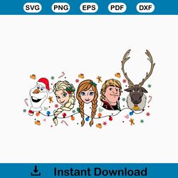 Merry Christmas Svg Png, Character Face Xmas, Christmas Squad, Christmas Friends Svg, Holiday , Funny Christmas
