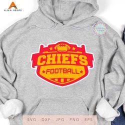 Chiefs Football SVG Cricut Digital Download