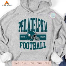 Retro Philadelphia Football Helmet Svg Digital Download