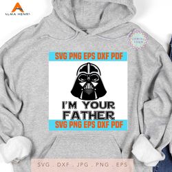 I Am Your Father svg, Darth Vader SVG Design, Star Wars SVG, Fathers Day SVG, Darth Vaders Father SVG,svg cricut, silhou