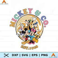 Funny Mickey And Co Est 1928 Disney World SVG