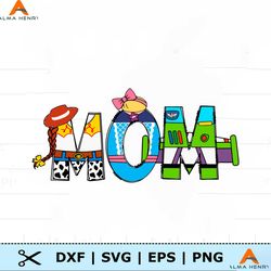 Retro Toy Story Mom Happy Mothers Day SVG