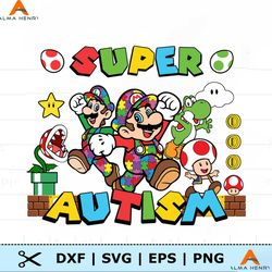 Funny Super Autism Super Mario PNG