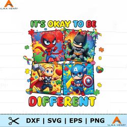 Super Hero Its Okay To Be Different PNG