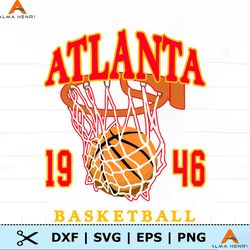 Atlanta Basketball 1946 NBA Team SVG