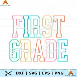First Grade Teacher Elementary School SVG