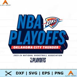 NBA Playoffs Oklahoma City Thunder SVG