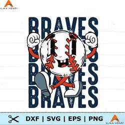 Funny Braves Baseball MLB Team SVG