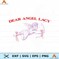 Retro Dear Angel Lacy Olivia Rodrigo SVG
