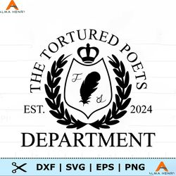 The Tortured Poets Department 2024 Album SVG