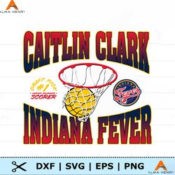 Caitlin Clark Indiana Fever Draft Pick 1st SVG file