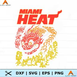 Miami Heat NBA x Brain Dead SVG file