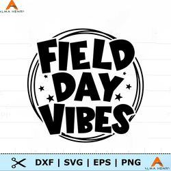 Retro Field Day Vibes Circle PNG file
