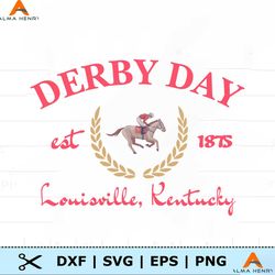 Retro Derby Day Est 1875 Kentucky PNG FILE