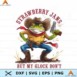 Sniper Frog Strawberry Jams But My Glock Dont PNG