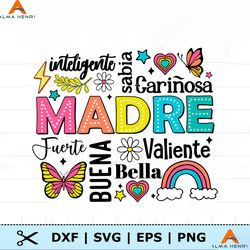 Spanish Mom Madre Valiente SVG