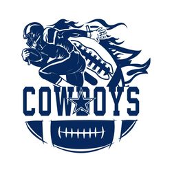 Dallas Cowboys Player Football Svg Cricut Digital Download