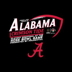 Alabama Crimson Tide Rose Bowl Game Svg Digital Downlaod