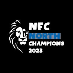 NFC North Champions 2023 Detroit Lions Svg