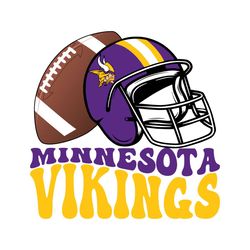 Minnesota Vikings Helmet Football Svg Digital Download