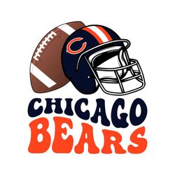 Chicago Bears Football Helmet Svg Digital Download