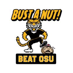 Bust A Nut Missouri College Beat OSU Svg Digital Download