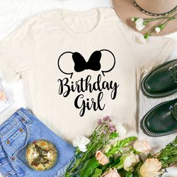 Disney Birthday Girl Shirt, Birthday Shirt Disney, Birthday Shirt For Women, Disney Birthday, Minnie Birthday, Birthday