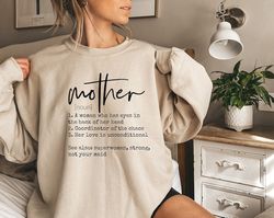 Mother Definition Sweatshirt,Mothers Day Shirt,Mama Sweater,Mom Sweatshirt,Superwoman Shirt,Blessed Mama Shirt,New Mom S