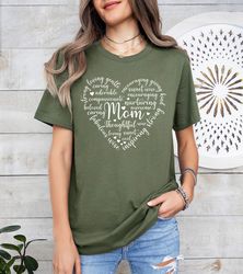 Mom Heart Shirt, Gift Sweater for Mom, Mother's Day T-shirt, Mom Heart Shirt ,Mothers Day Gift, Best Mom Shirt