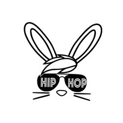 Hip hop cool bunny svg, easter svg, trending svg, rabbit svg, bunny rabbit svg, hip hop svg, hip hop bunny svg, cool bun