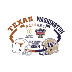 Texas Longhorns vs Washington Huskies SVG
