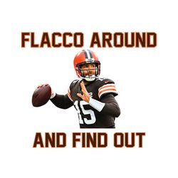 Joe Flacco Around And Find Out Cleveland Browns Player Png