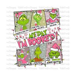 My Day I&39m Booked Png, Pink Christmas, Merry Xmas Png, Holiday Season Png, Vintage Christmas, Stole Christmas Png, Chr