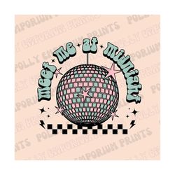 New Years Png, Meet Me At Midnight Png, New Year Sublimation Design, New Year 2023 Png, New Years Eve Png, Disco Ball Pn