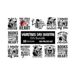 Valentines-Day-Skeleton-SVG-Bundle, Retro Valentine Png, Sublimate Design, Funny Valentine&39s Png, Bundle Designs, Digi