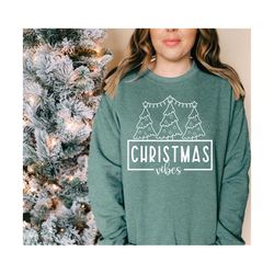 Christmas vibes svg, Christmas shirt svg, Christmas svg, Christmas gift idea, Funny christmas quote svg, png dxf Cut Fil