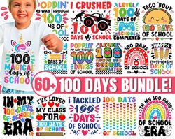 100 Days of School Svg Bundle, 100th Day of School Svg, 100 Days Svg, Teacher Svg, Sport Svg, School Shirt svg School Sv
