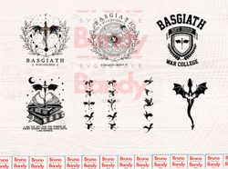Fourth Wing Bundle Svg, Basgiath War College Svg, Dragon Rider, Violet Sorrengail, Xaden Riorson, Riders Quadrant,Bookis