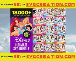 18000 Disney Characters Bundle SVG