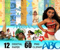 Moana Wallpaper Disney Movie Bundle PNG