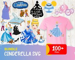 100 Disney Cinderella Bundle SVG
